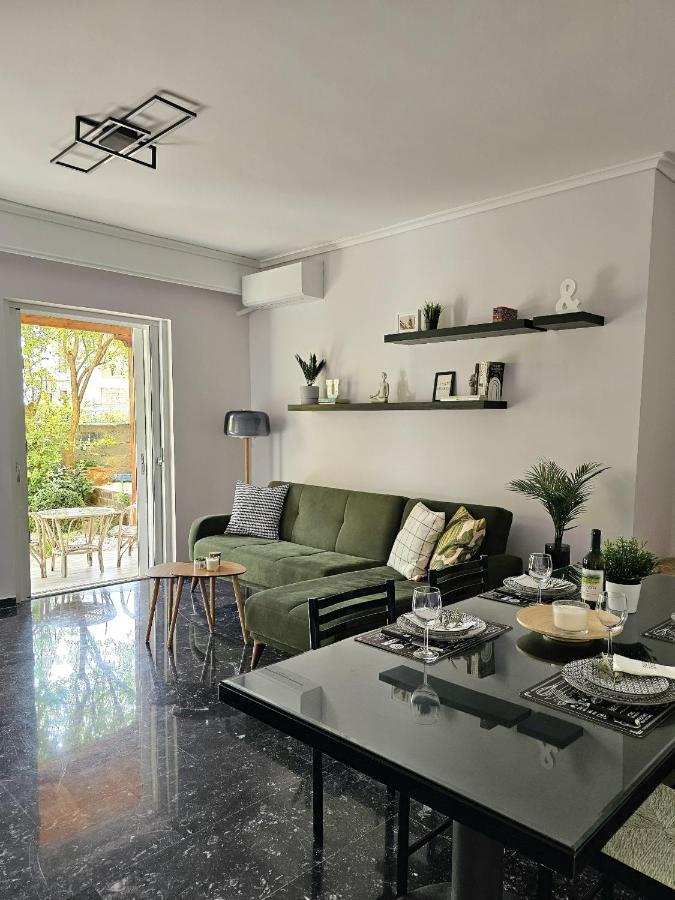 Modern Garden View Apt In Voula, Athens - Luxe 外观 照片